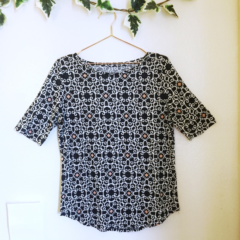 LOFT Blue Linen Shirt
